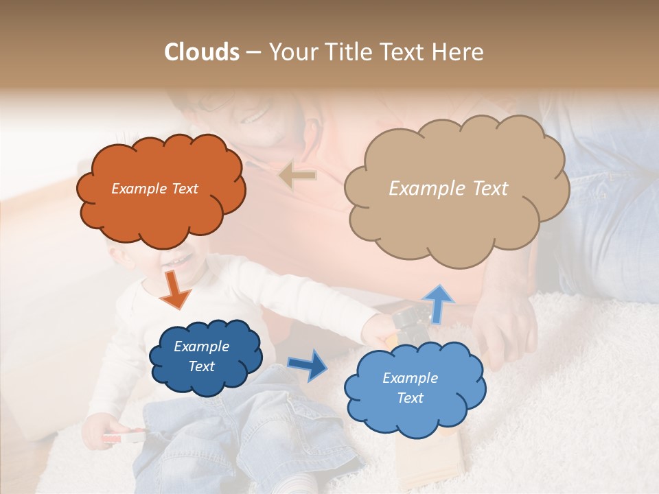 Casual Relation Man PowerPoint Template