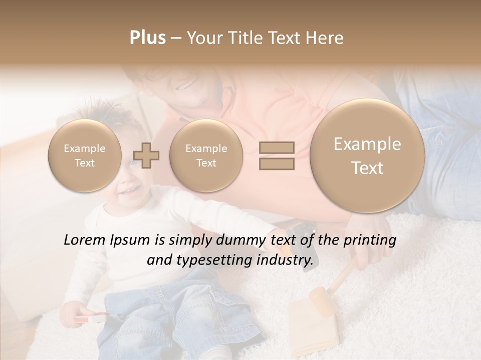 Casual Relation Man PowerPoint Template