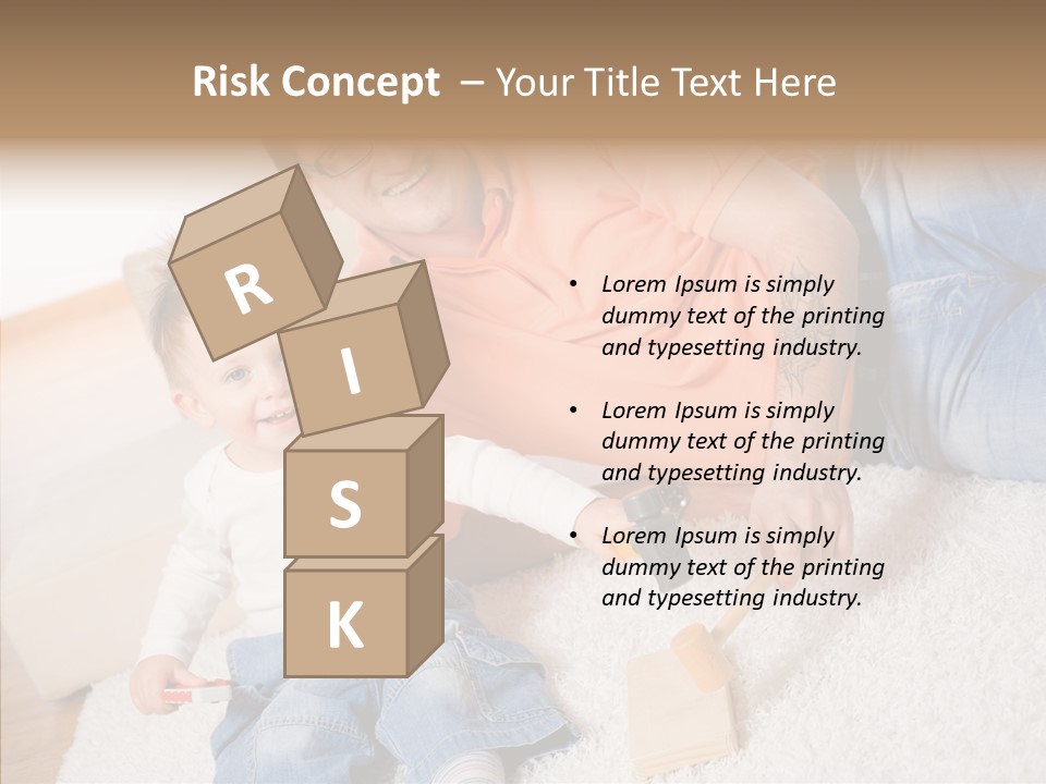 Casual Relation Man PowerPoint Template