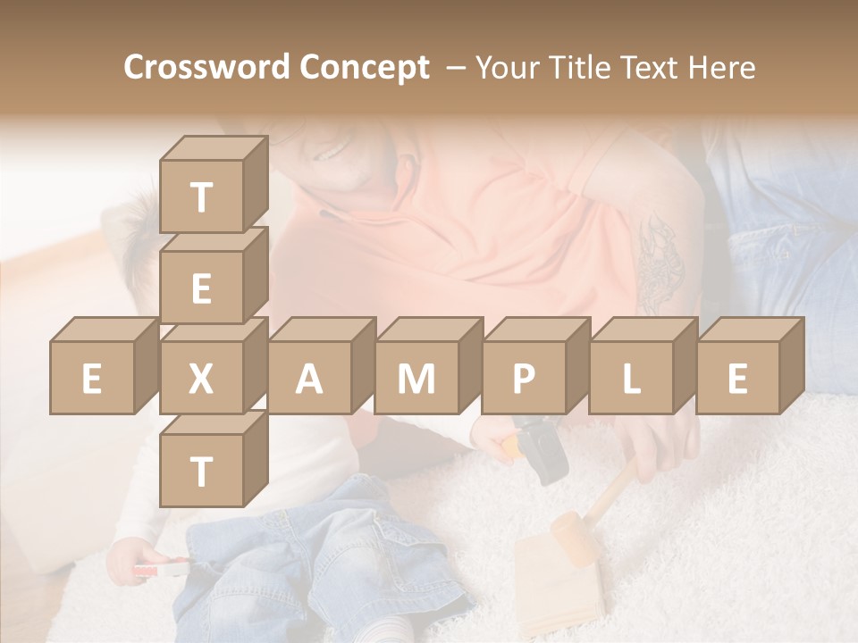 Casual Relation Man PowerPoint Template