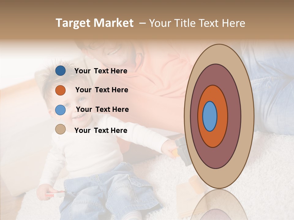 Casual Relation Man PowerPoint Template