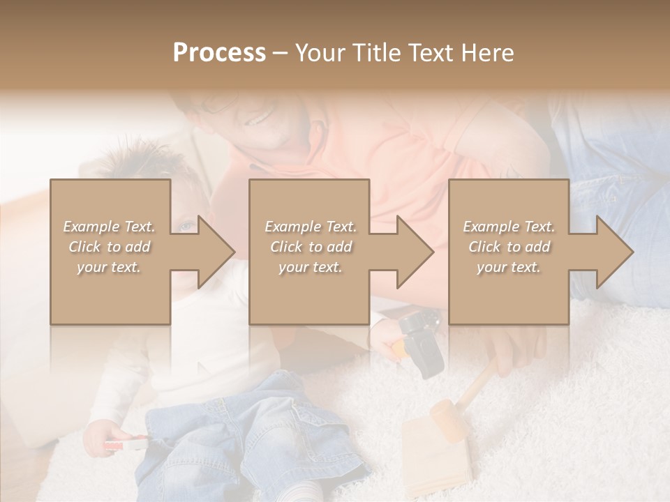 Casual Relation Man PowerPoint Template