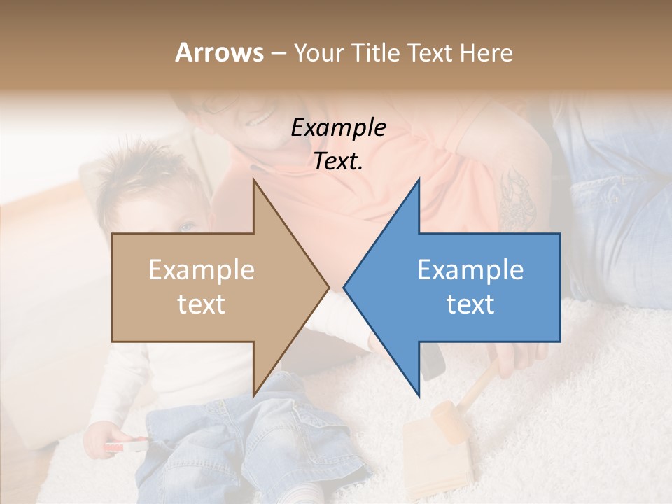 Casual Relation Man PowerPoint Template