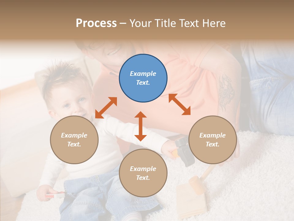 Casual Relation Man PowerPoint Template