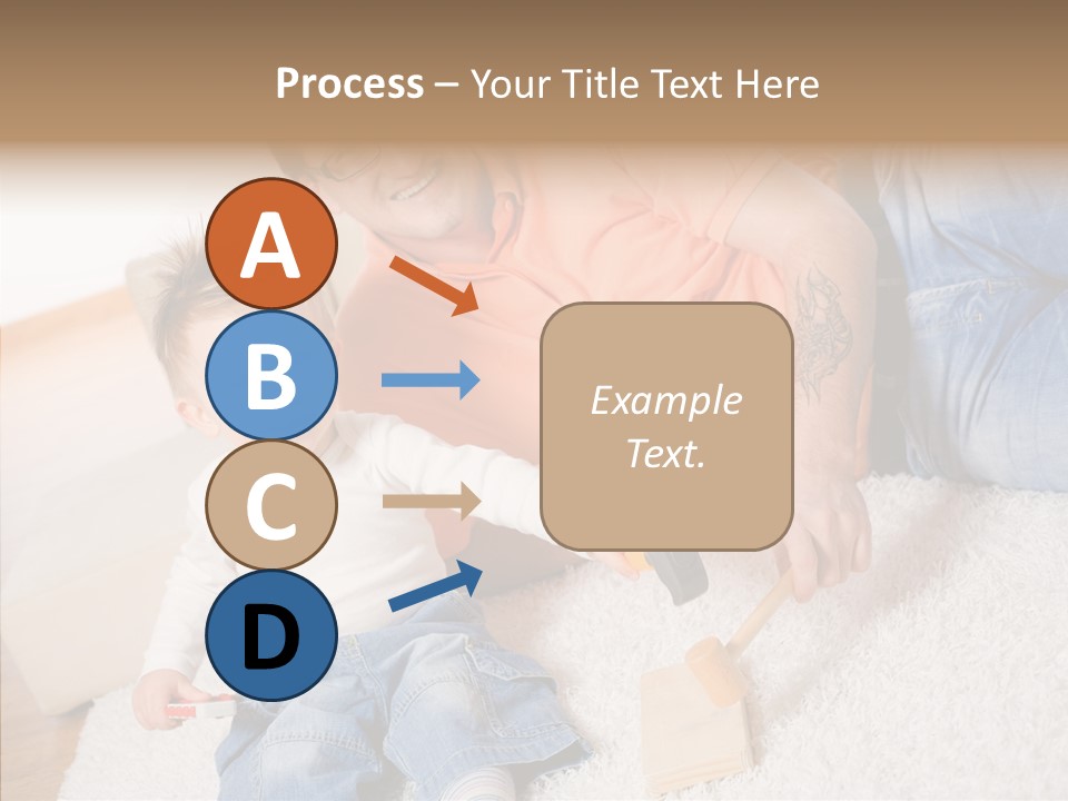 Casual Relation Man PowerPoint Template