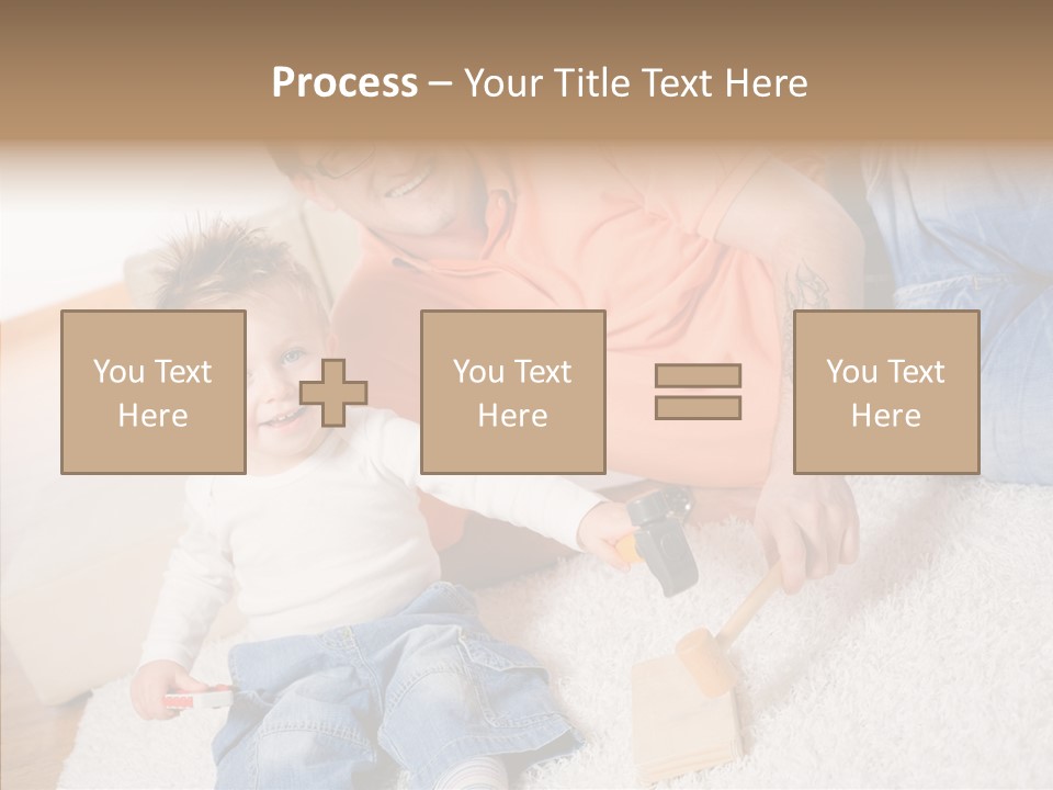 Casual Relation Man PowerPoint Template