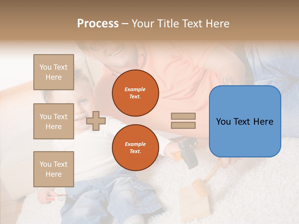 Casual Relation Man PowerPoint Template