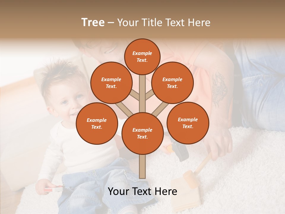 Casual Relation Man PowerPoint Template