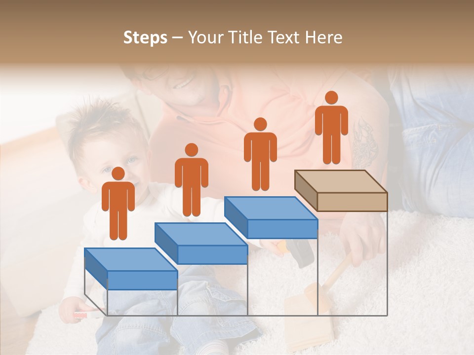 Casual Relation Man PowerPoint Template