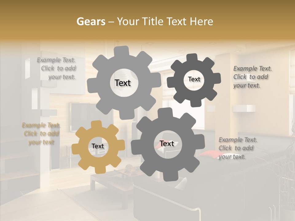 Character Humorou Team PowerPoint Template