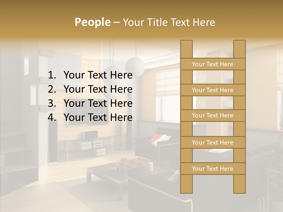 Character Humorou Team PowerPoint Template