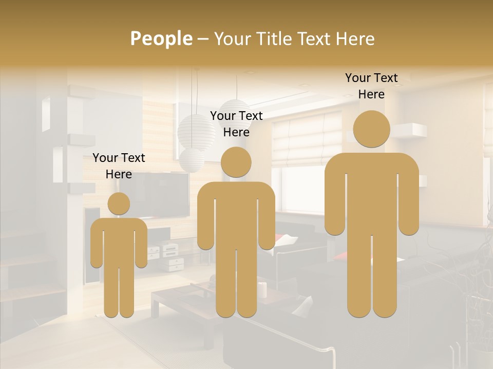 Character Humorou Team PowerPoint Template