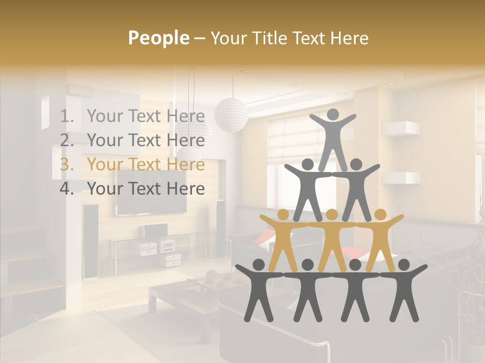Character Humorou Team PowerPoint Template