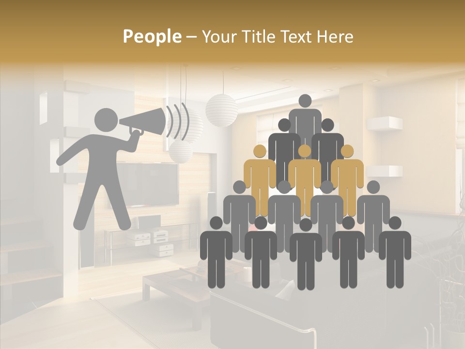 Character Humorou Team PowerPoint Template