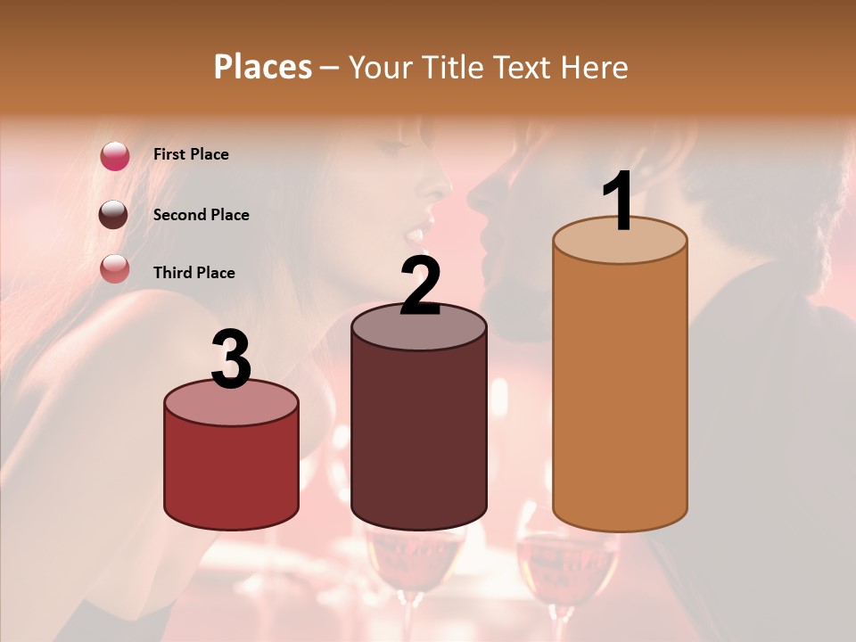 Toast Amour Woman PowerPoint Template