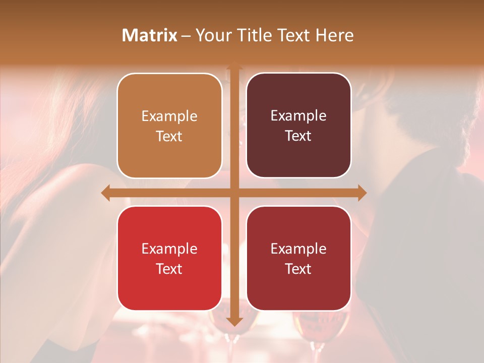 Toast Amour Woman PowerPoint Template