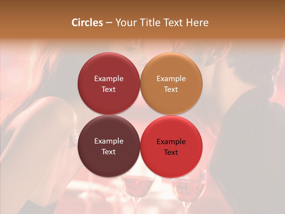 Toast Amour Woman PowerPoint Template