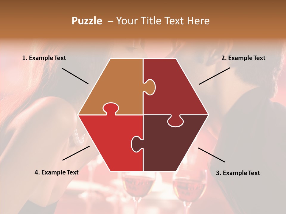 Toast Amour Woman PowerPoint Template