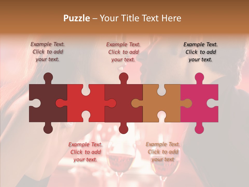 Toast Amour Woman PowerPoint Template