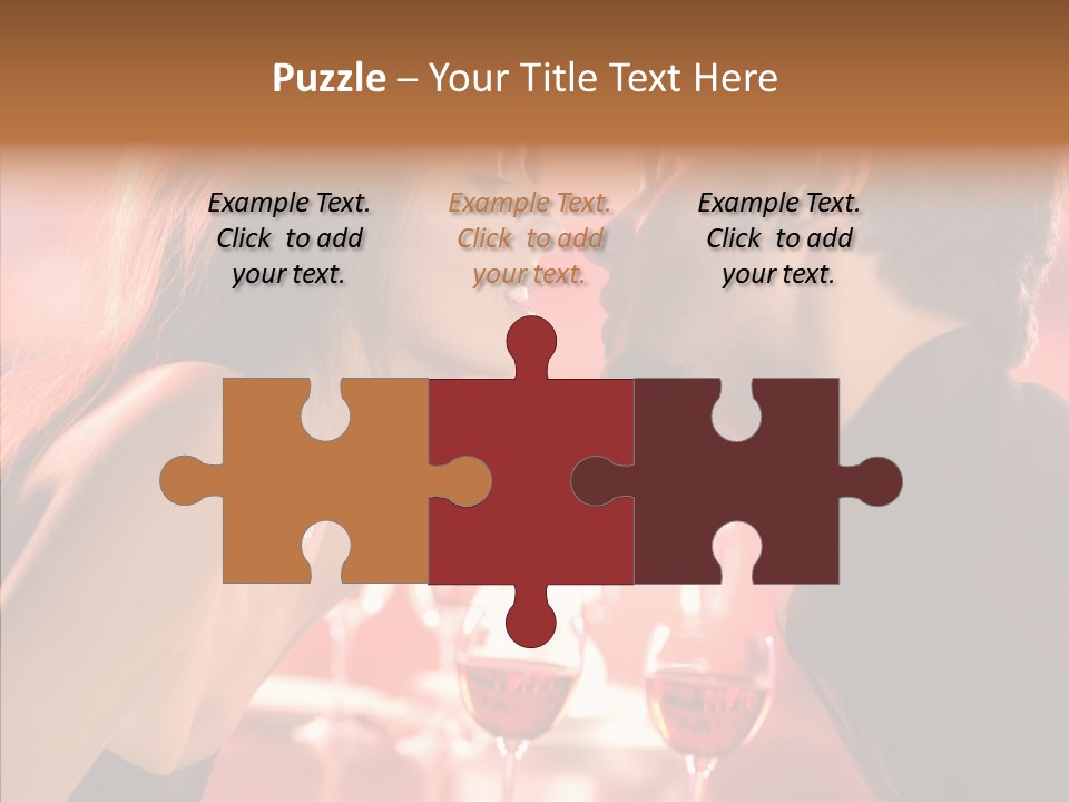 Toast Amour Woman PowerPoint Template