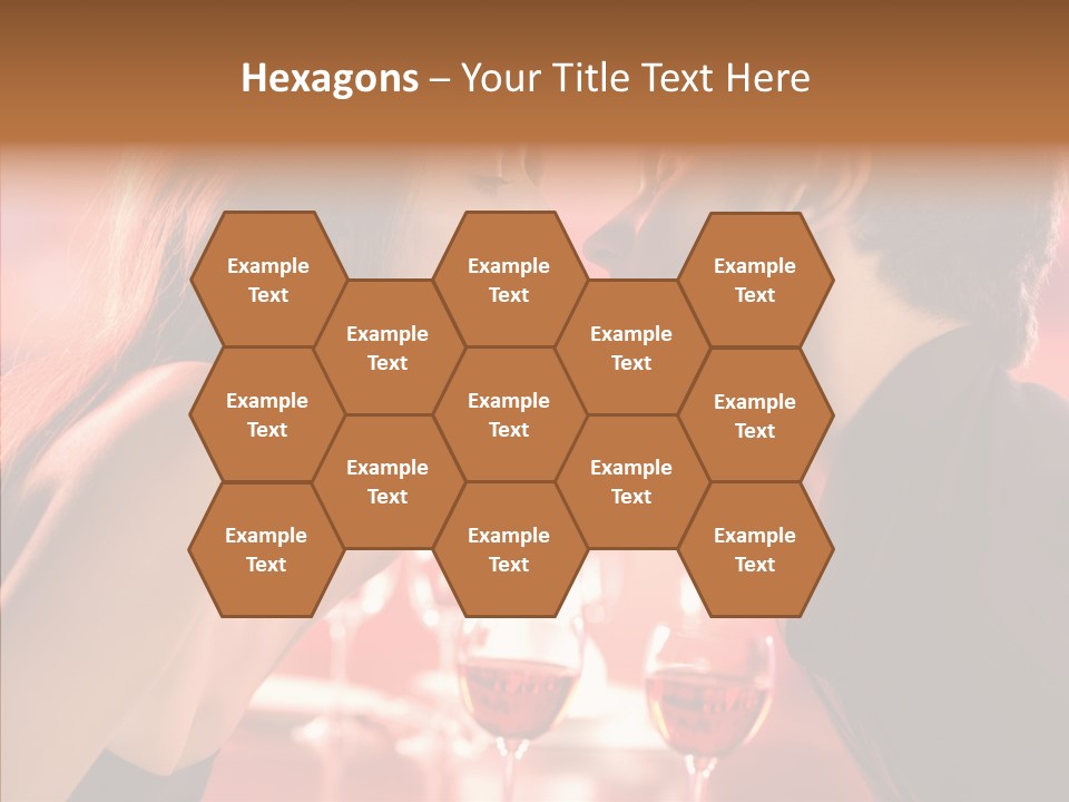 Toast Amour Woman PowerPoint Template