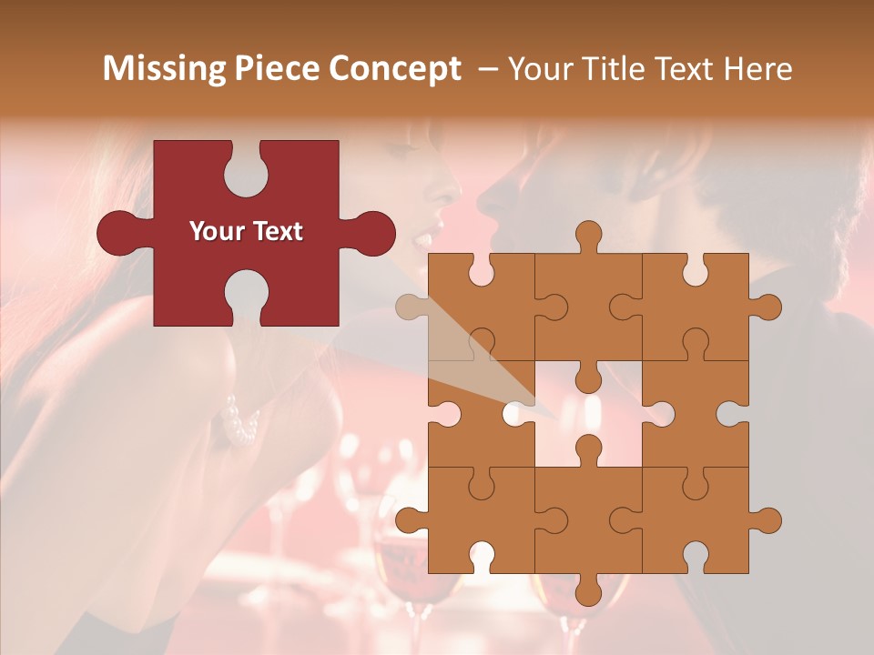 Toast Amour Woman PowerPoint Template