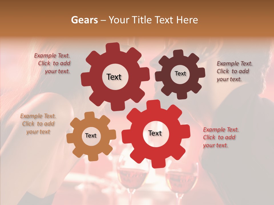 Toast Amour Woman PowerPoint Template