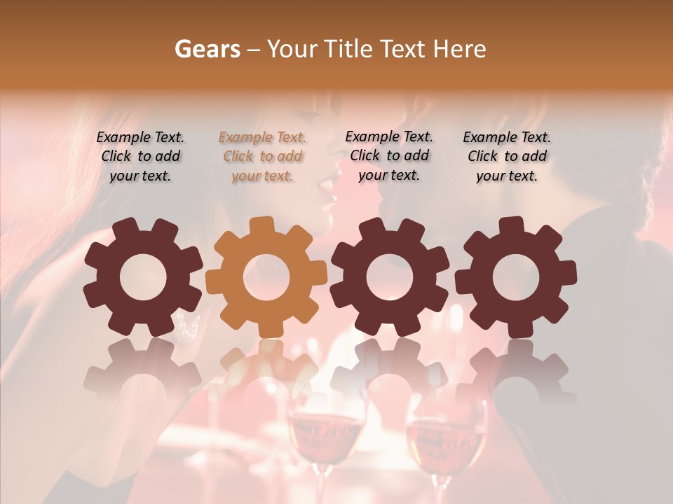 Toast Amour Woman PowerPoint Template