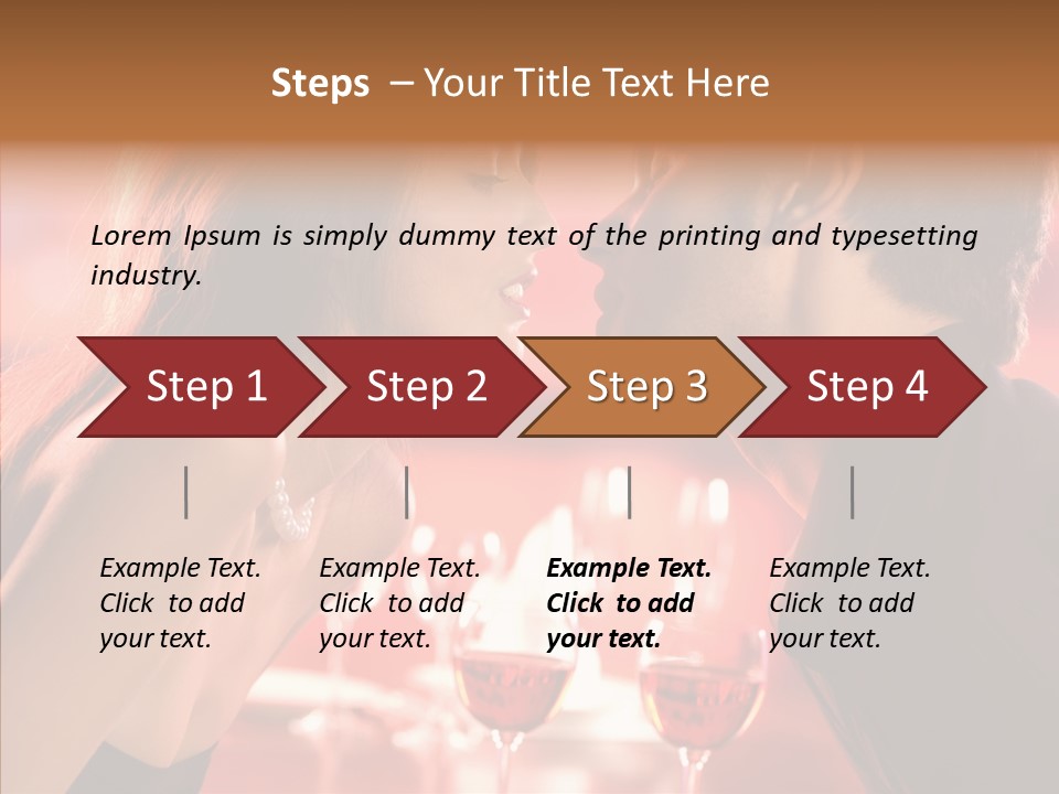 Toast Amour Woman PowerPoint Template