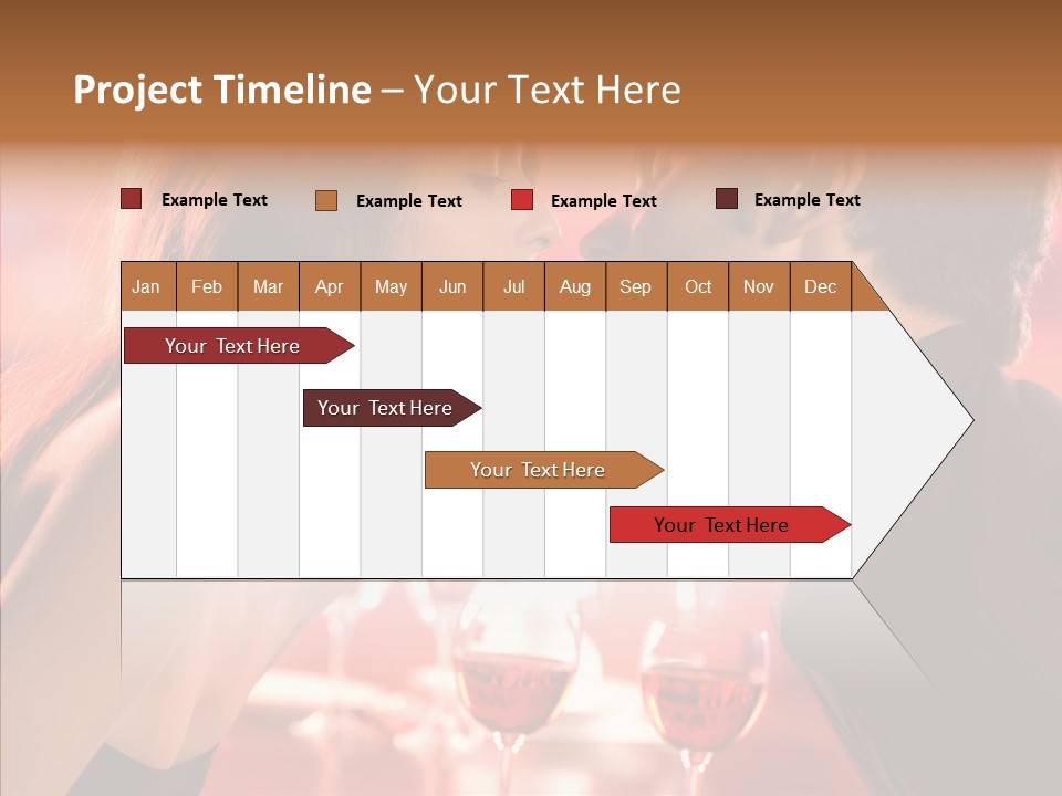 Toast Amour Woman PowerPoint Template