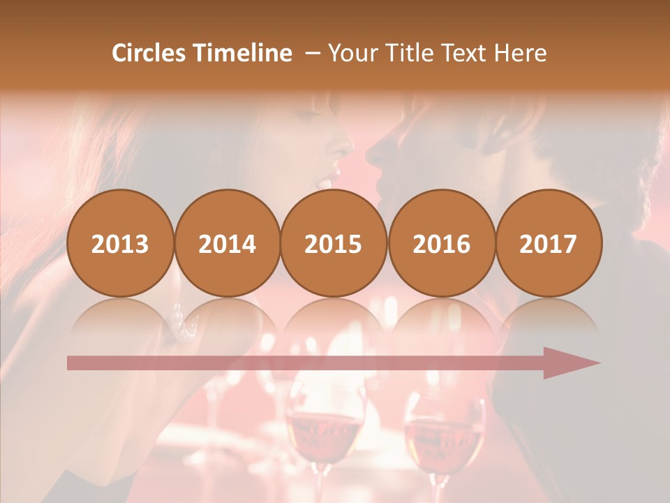 Toast Amour Woman PowerPoint Template