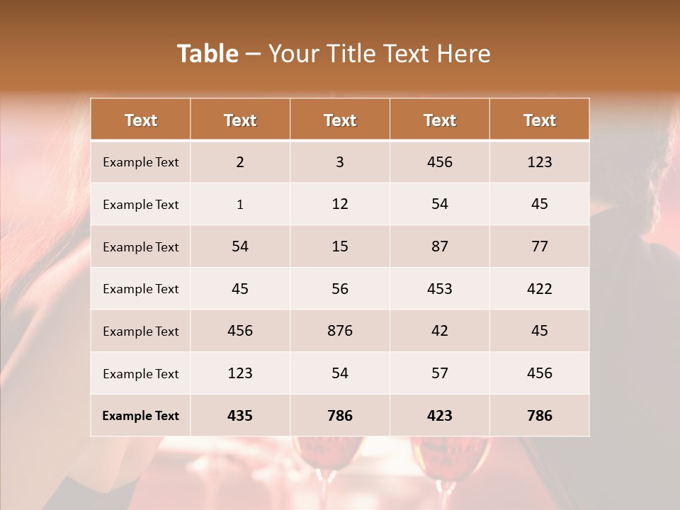 Toast Amour Woman PowerPoint Template