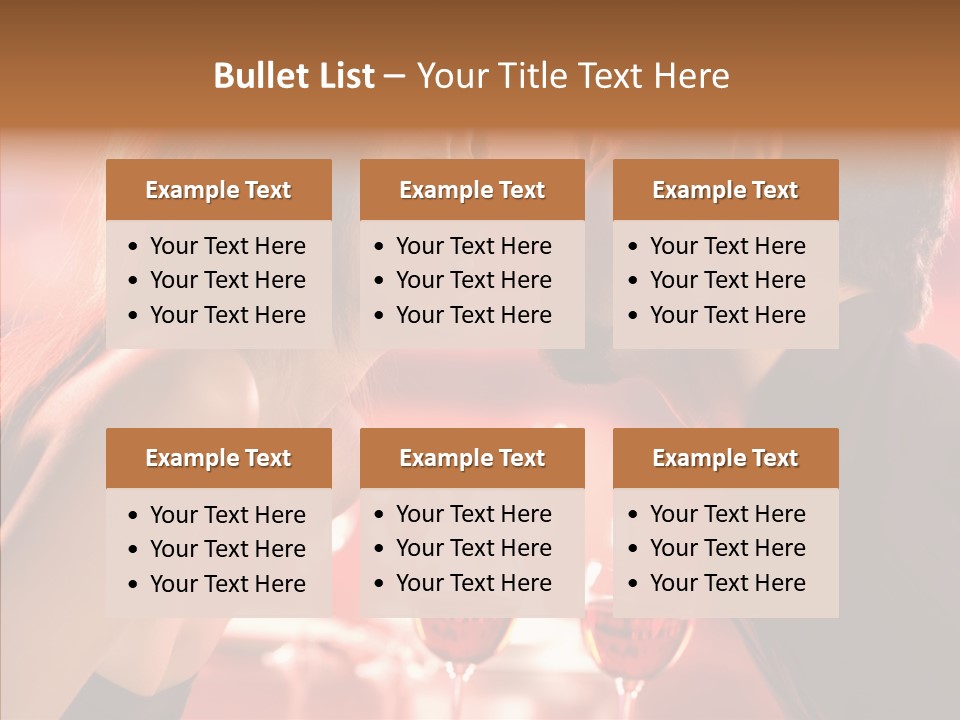 Toast Amour Woman PowerPoint Template