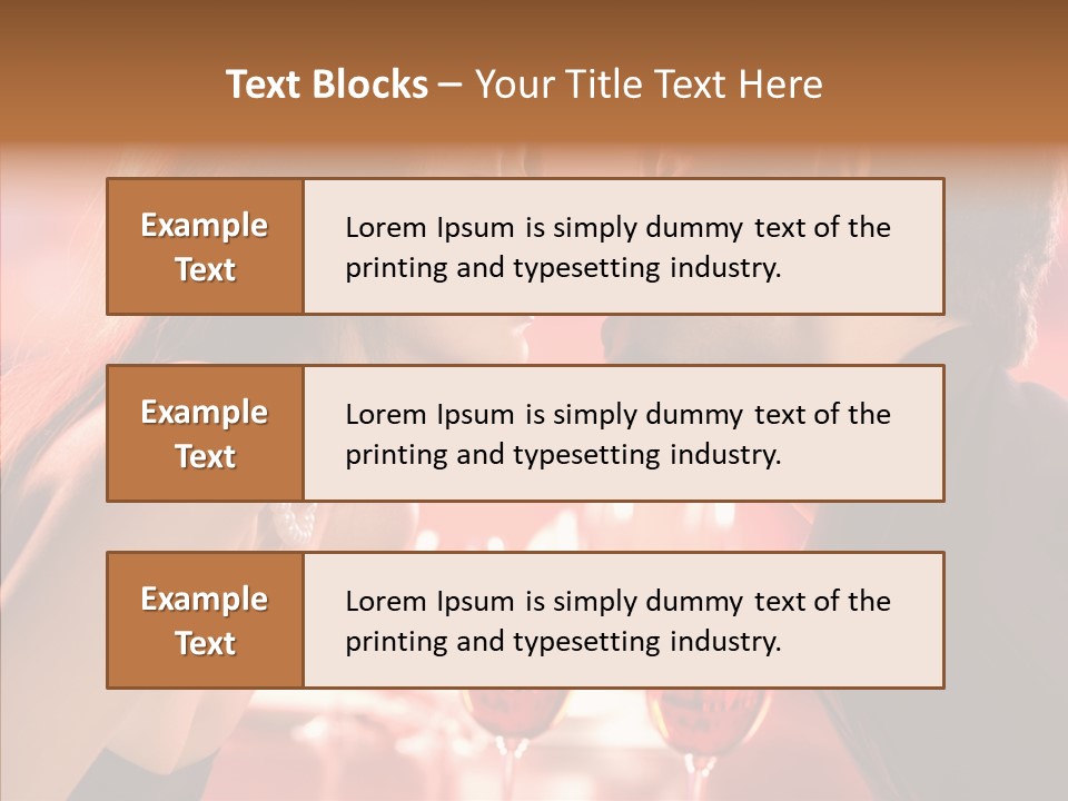 Toast Amour Woman PowerPoint Template