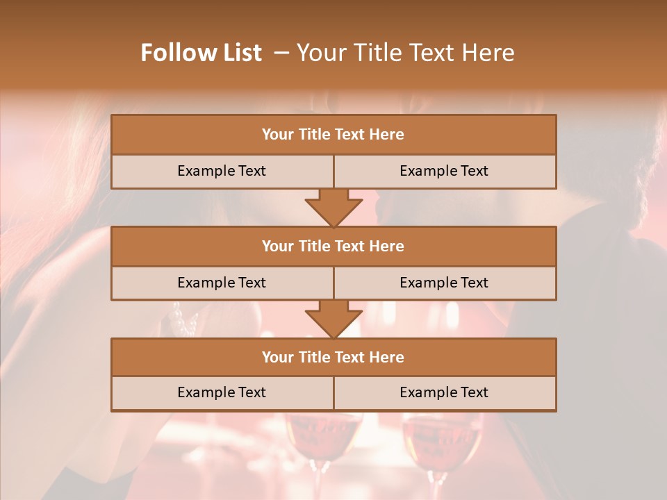 Toast Amour Woman PowerPoint Template