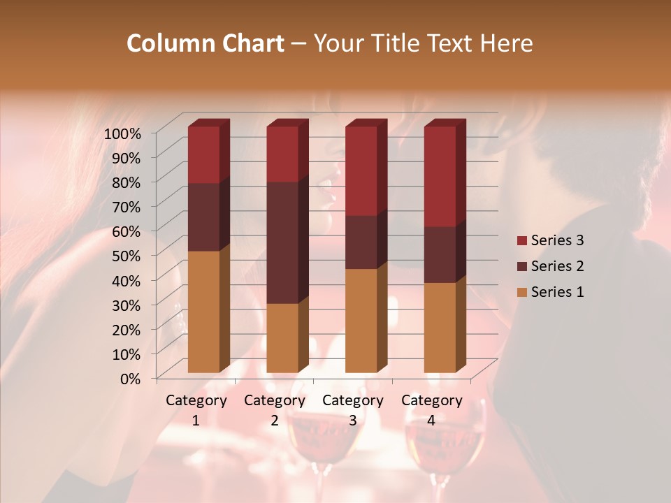 Toast Amour Woman PowerPoint Template