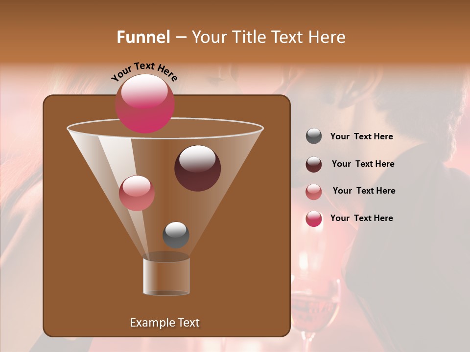 Toast Amour Woman PowerPoint Template