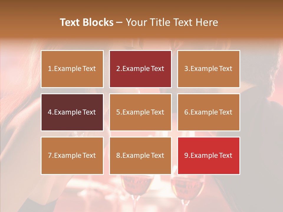 Toast Amour Woman PowerPoint Template