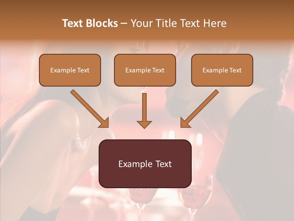 Toast Amour Woman PowerPoint Template