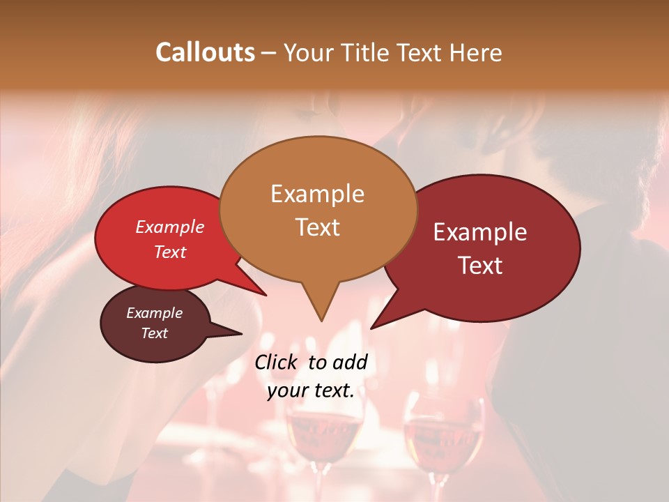 Toast Amour Woman PowerPoint Template