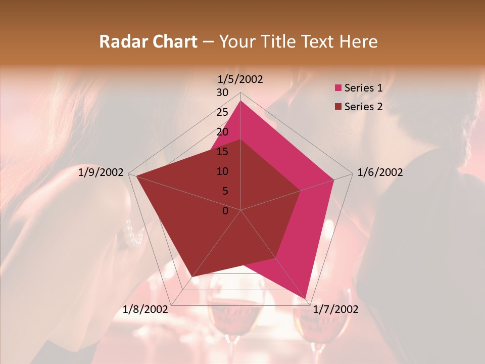 Toast Amour Woman PowerPoint Template