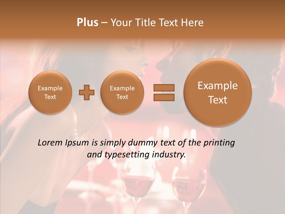 Toast Amour Woman PowerPoint Template