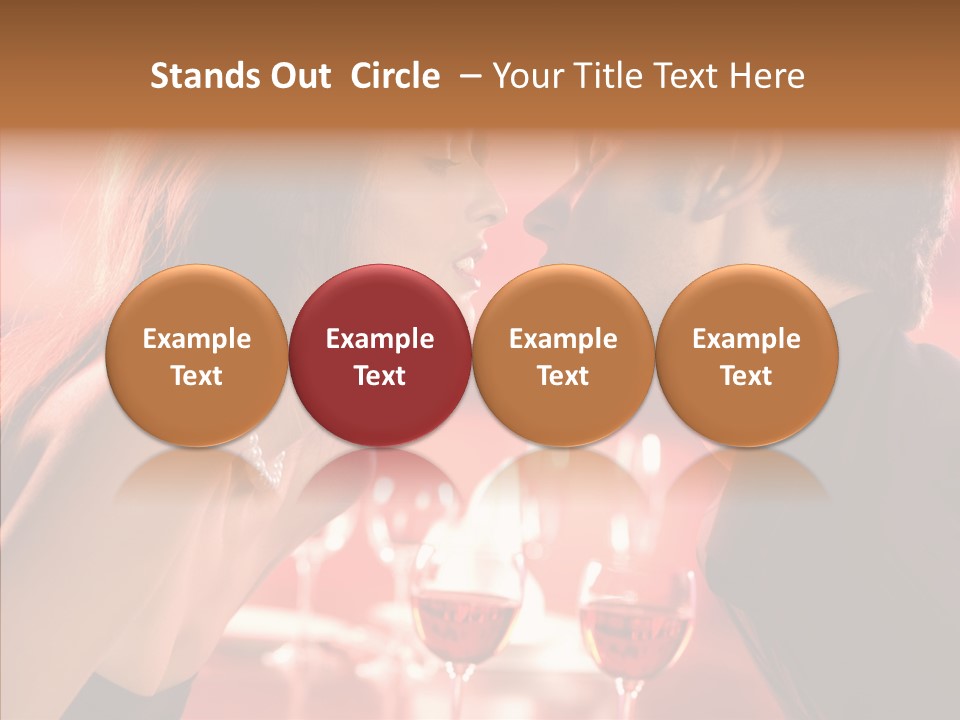 Toast Amour Woman PowerPoint Template