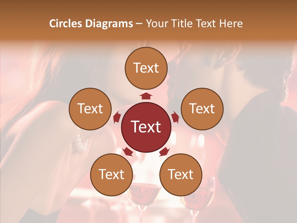 Toast Amour Woman PowerPoint Template