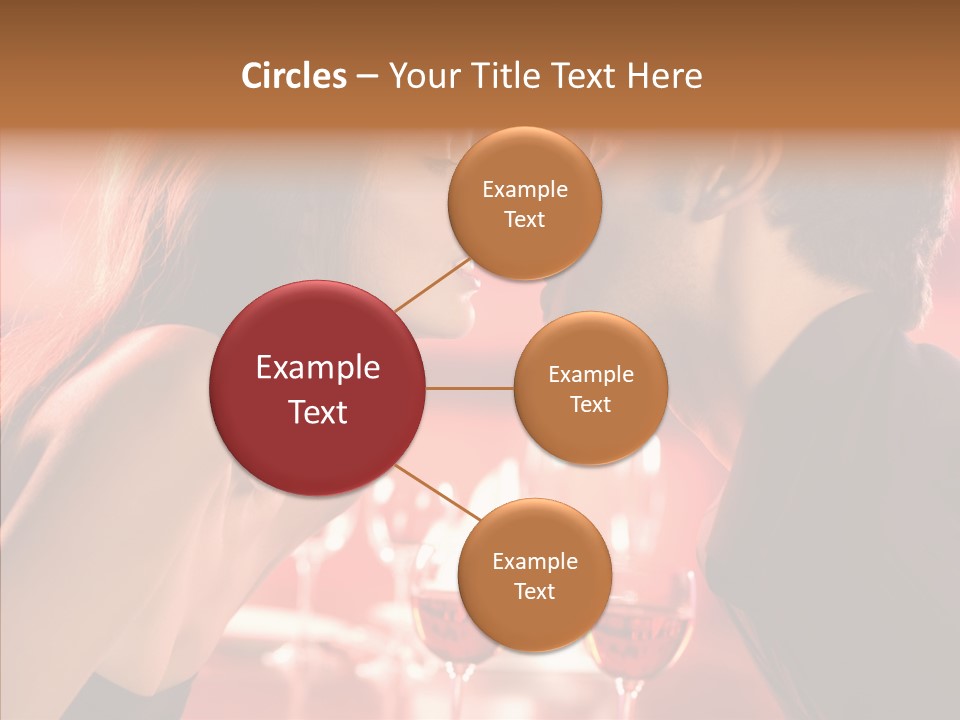 Toast Amour Woman PowerPoint Template