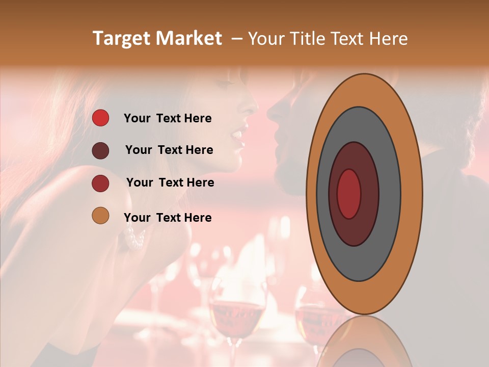 Toast Amour Woman PowerPoint Template