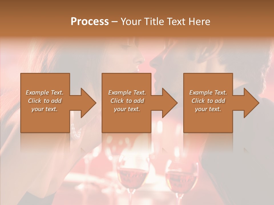 Toast Amour Woman PowerPoint Template