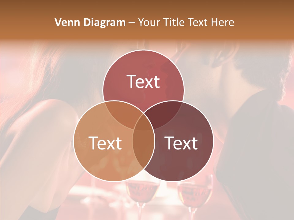 Toast Amour Woman PowerPoint Template