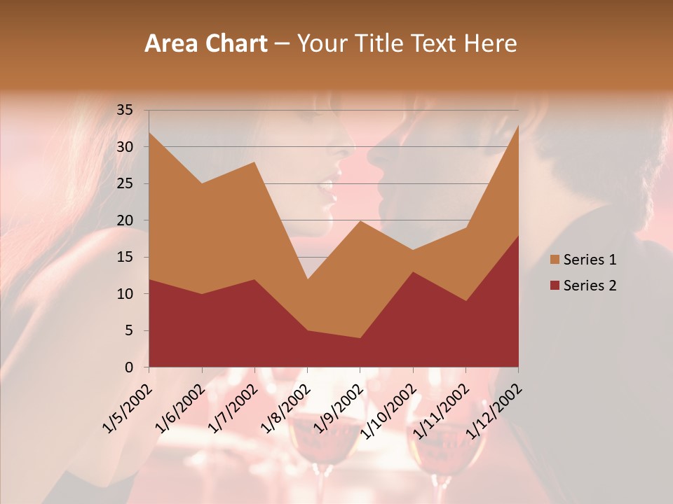 Toast Amour Woman PowerPoint Template