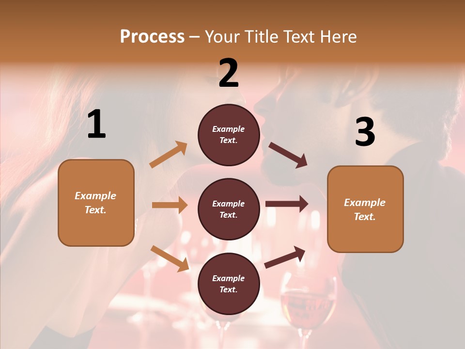 Toast Amour Woman PowerPoint Template